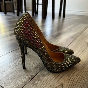 Rhinestone heels